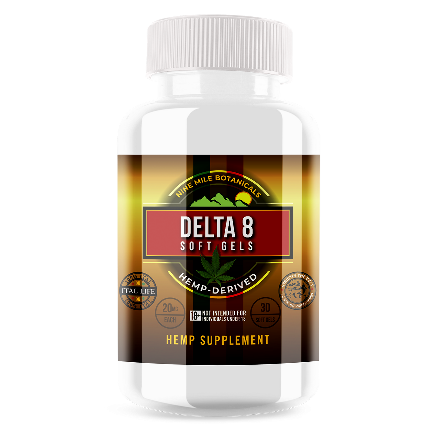 Nine Mile Delta 8 30ct Gelcaps