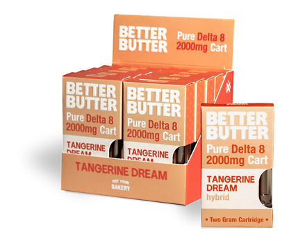 Better Butter D8 2ML Cartridge 10 Pack