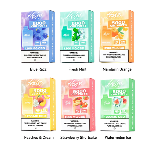Huka 5,000 Puff CBD Disposables 8pk