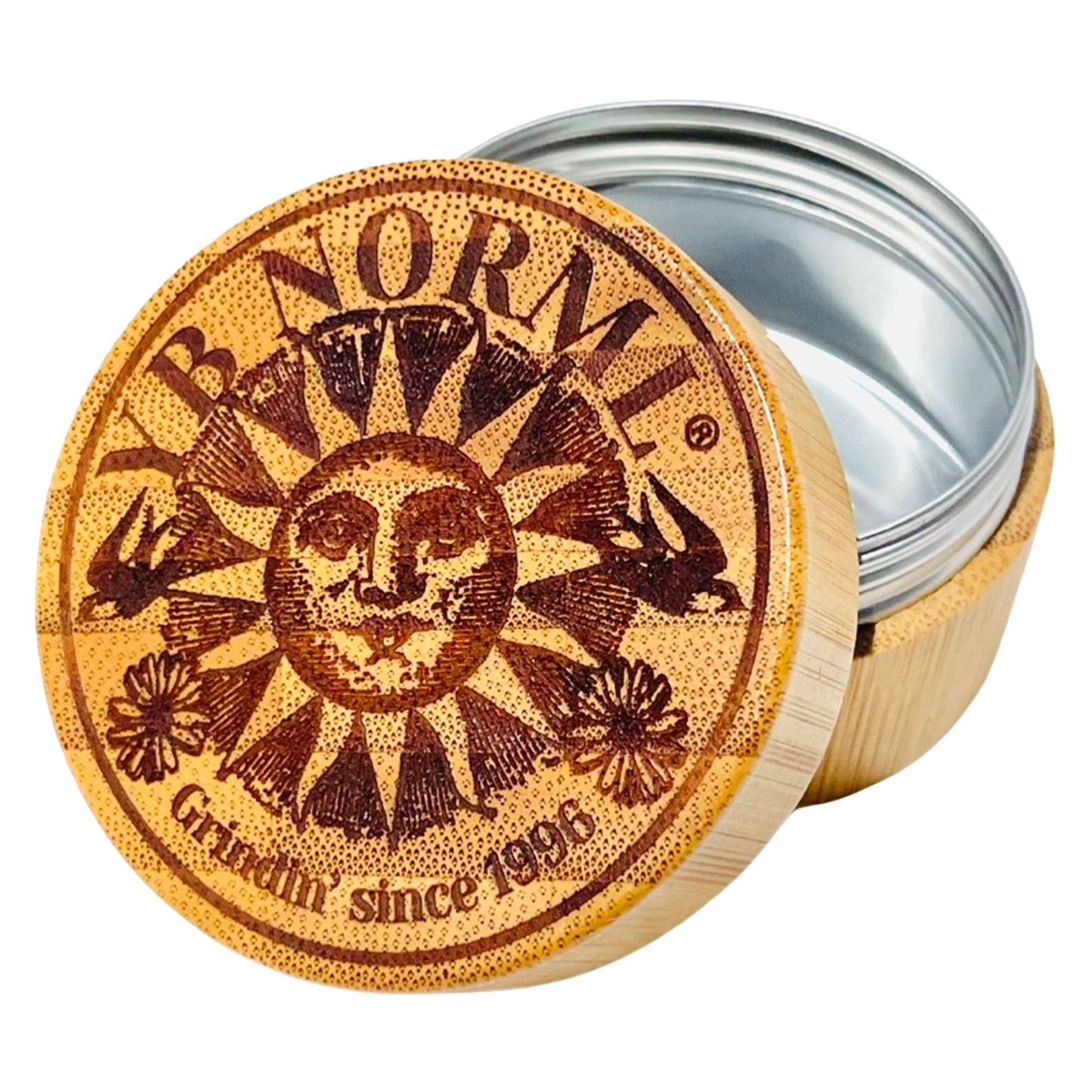 Bamboo Sun Storage Container w/Aluminum Lining