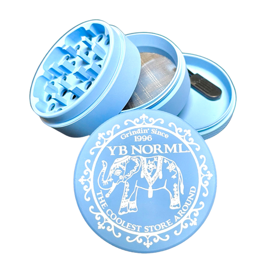 Metal Elephant Non-Stick Grinder Blue 63MM -4 stage
