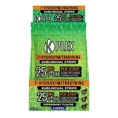 25MG K-Plex Advanced Kratom Sublingual Strips (4 Strips)