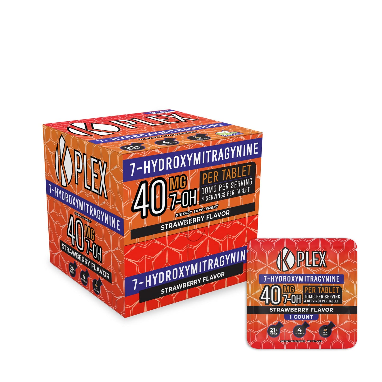 40MG K-Plex Advanced Kratom Tablets