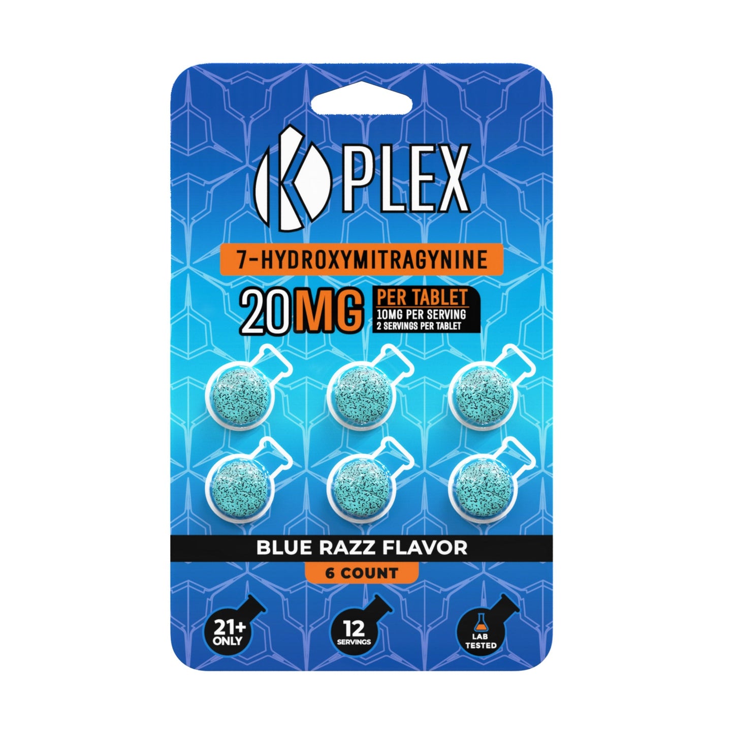20MG K-Plex Advanced Kratom Tablets
