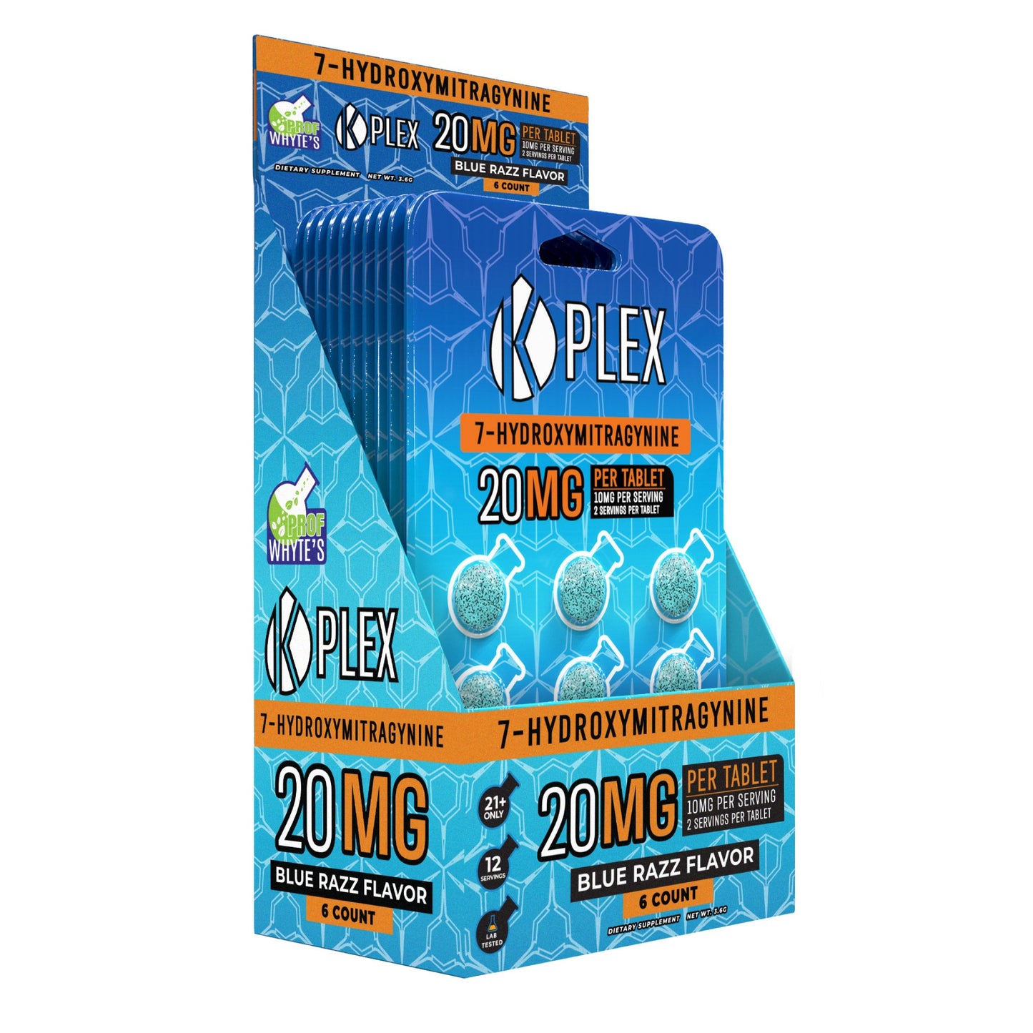 20MG K-Plex Advanced Kratom Tablets