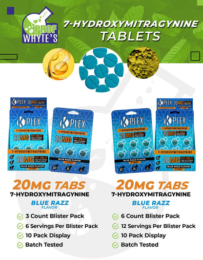 20MG K-Plex Advanced Kratom Tablets