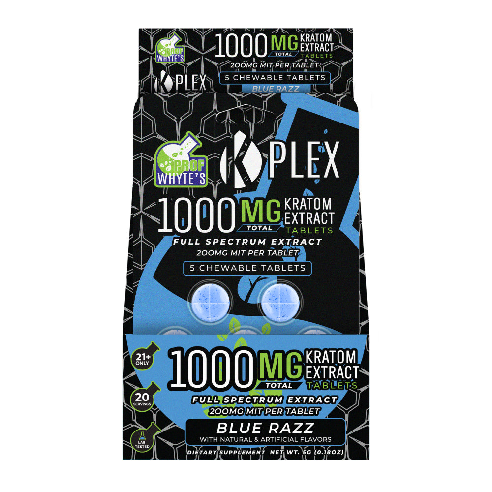 K-PLEX-1000MG-5 COUNT-Kratom Extract Tablets