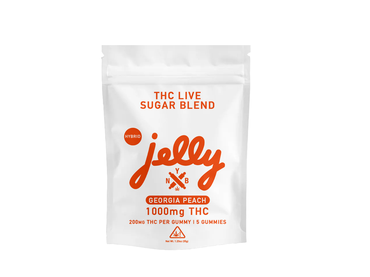 Jelly THC Live Sugar Blend 30,000mg Gummy To-Go Jar
