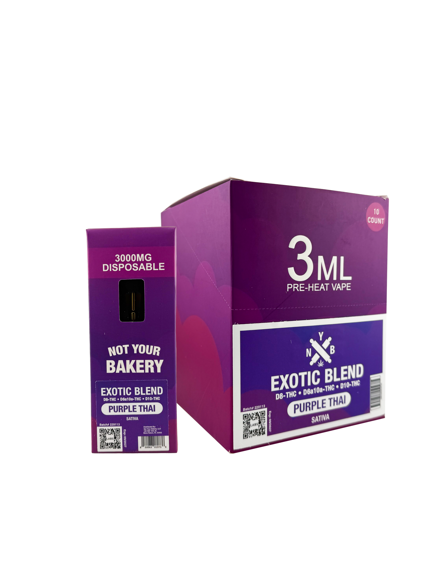 NYB 3ml Exotic Blend Disposable Vape