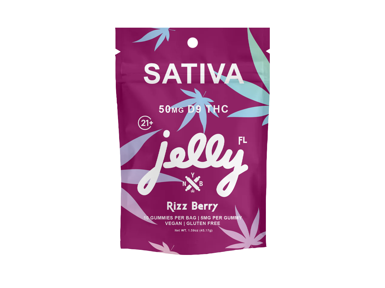 Jelly D9 FL 1,500mg Gummy To-Go Jar