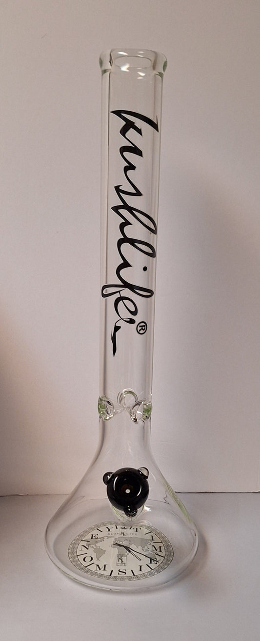 18" Kushlife Glass Water Pipe