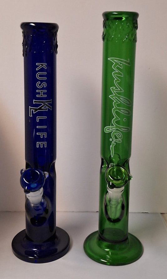 15" Kushlife Glass Water Pipe