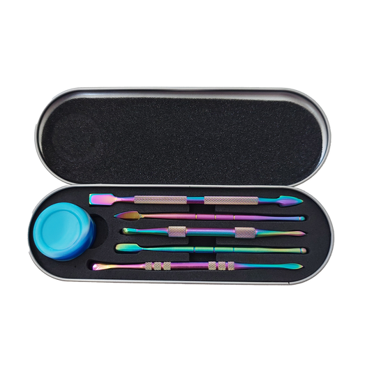 6 Piece Rainbow Dab Kit