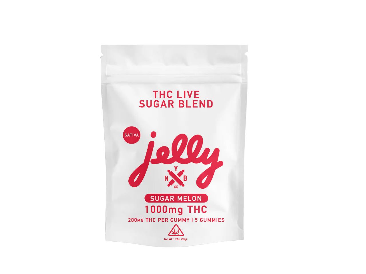 Jelly THC Live Sugar Blend 30,000mg Gummy To-Go Jar