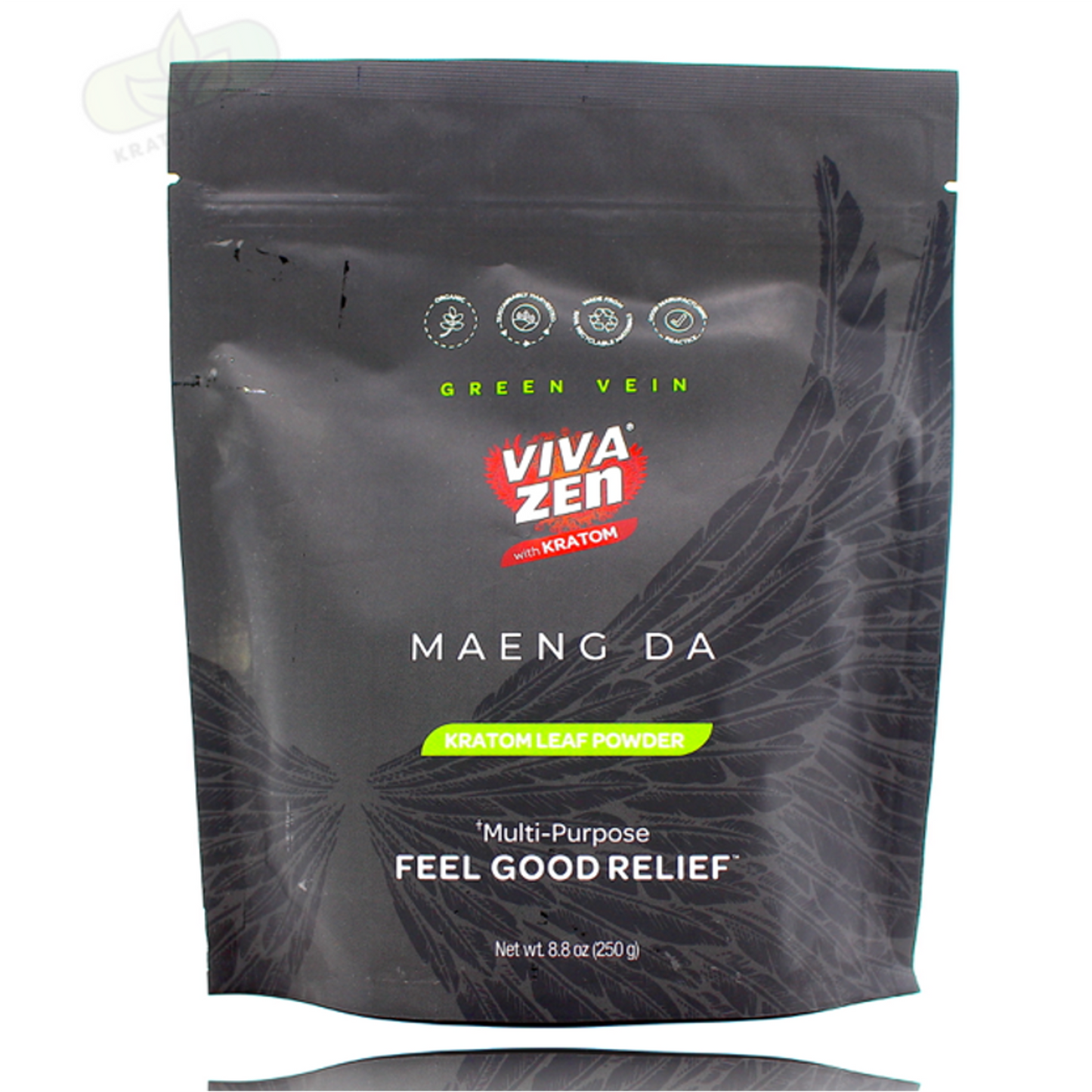VIVAZEN MAENG DA KRATOM POWDER – GREEN VEIN
