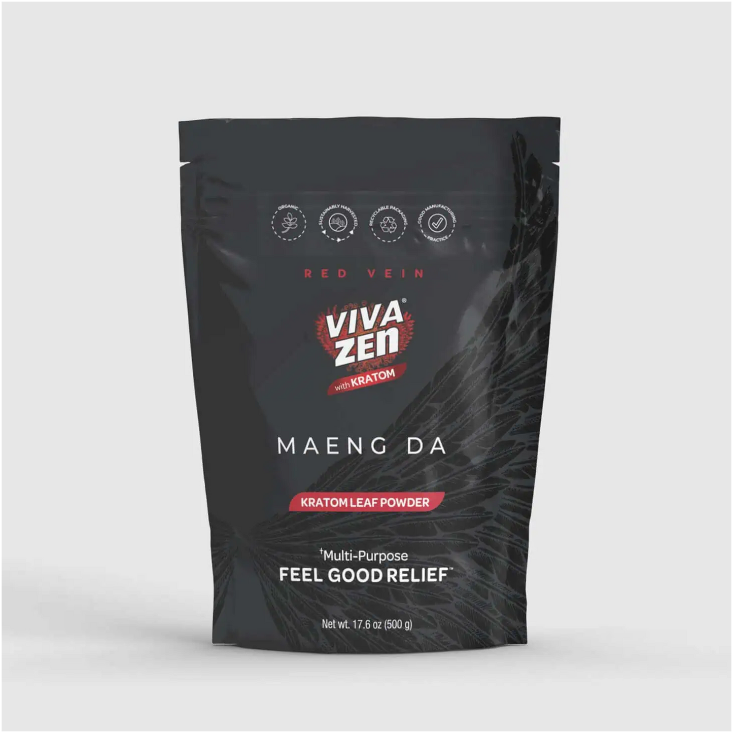 VIVAZEN MAENG DA KRATOM POWDER – RED VEIN