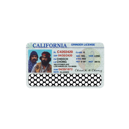 Grinder Card Nonstick