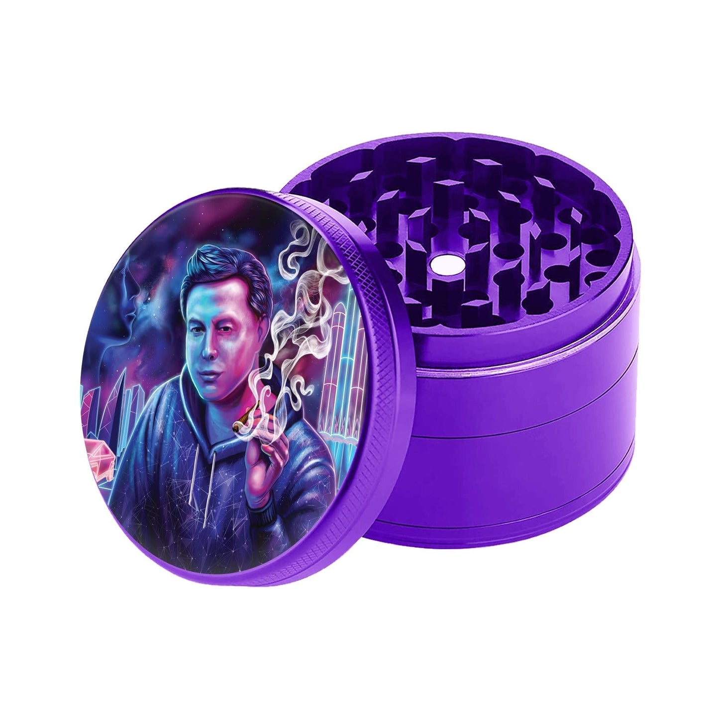 Sharp Shred: 4 Piece 55mm Grinder