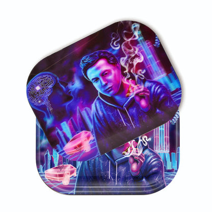 Roll N Go 3D: 1 Metal Tray and 1 3D Mag Slap-Small