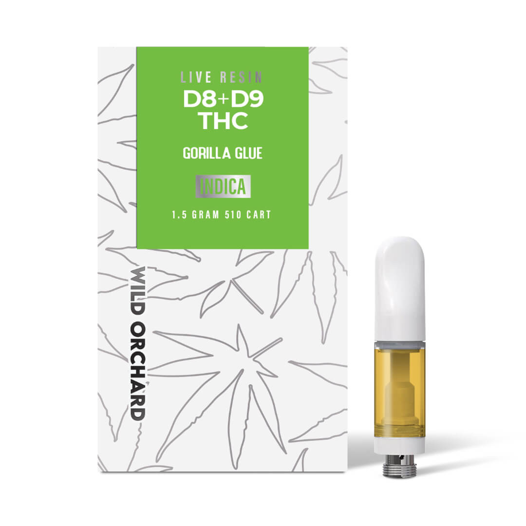 WILD ORCHARD DELTA 8 LIVE RESIN 510 CARTRIDGES 1.5 GRAMS