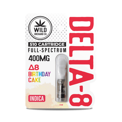 WILD ORCHARD DELTA 8 510 COMPATIBLE VAPE CARTRIDGES 400 mg