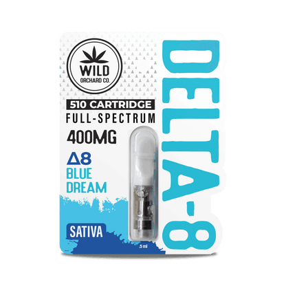 WILD ORCHARD DELTA 8 510 COMPATIBLE VAPE CARTRIDGES 400 mg