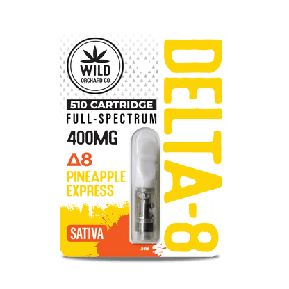 WILD ORCHARD DELTA 8 510 COMPATIBLE VAPE CARTRIDGES 400 mg