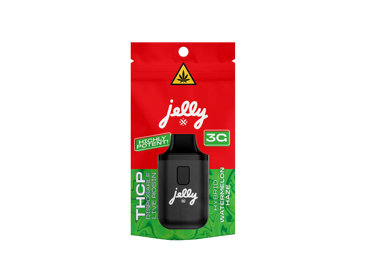 Jelly 3ml THCP Live Rosin Disposable Vape