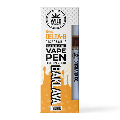 WILD ORCHARD DELTA 8 RECHARGEABLE VAPE PENS 250 mg