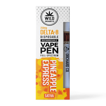 WILD ORCHARD DELTA 8 RECHARGEABLE VAPE PENS 250 mg