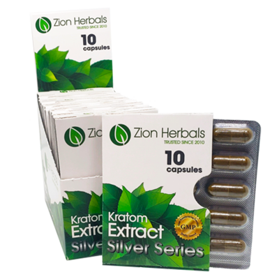 Zion Herbals Sliver Capsule Blisters Pack -Box of 12