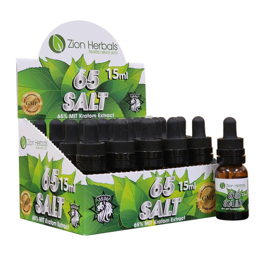 Zion Herbals Salt 65 15ml Extract Liquid -Box of 20