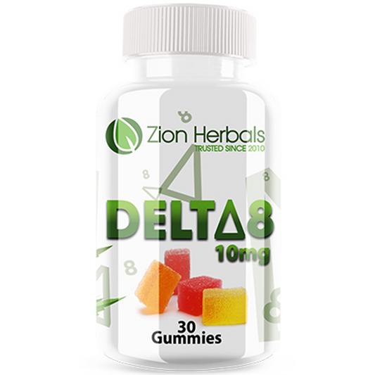 Zion Herbals Delta 8 Gummies 10mg Each