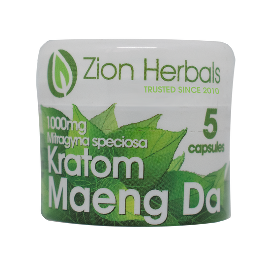 Zion Herbals Maeng Da 5 Capsule Jar