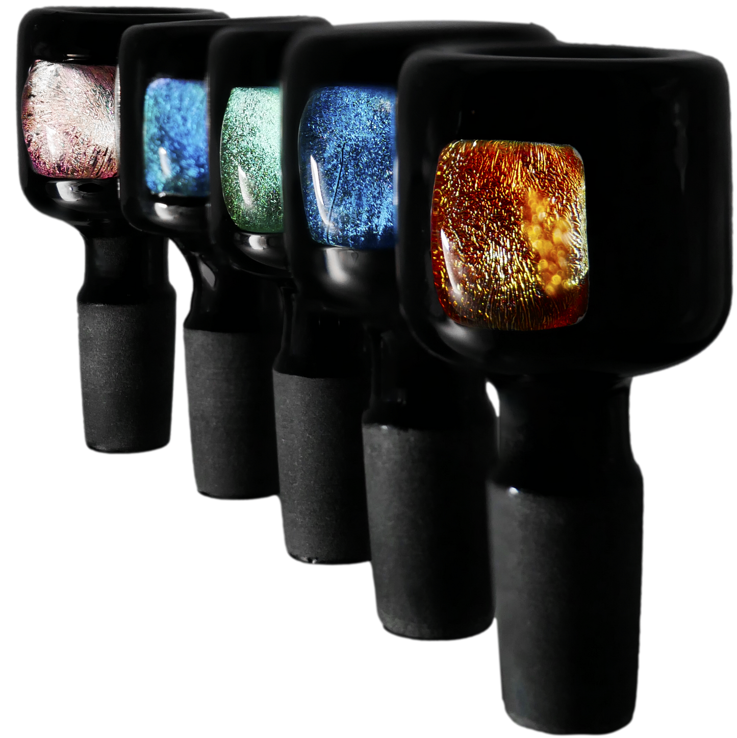 14mm Black Dichro Gem