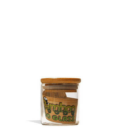 Bamboo Woods Bamboo Glass Jars 12pk Single Front View on White Background