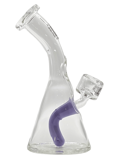 Bend Neck Mini Beaker - M&M Tech Glass