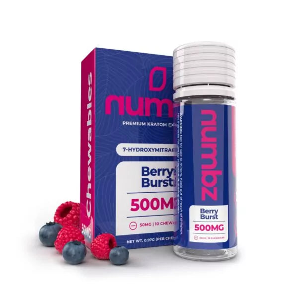 Numbz 500mg Advance Kratom Tablets