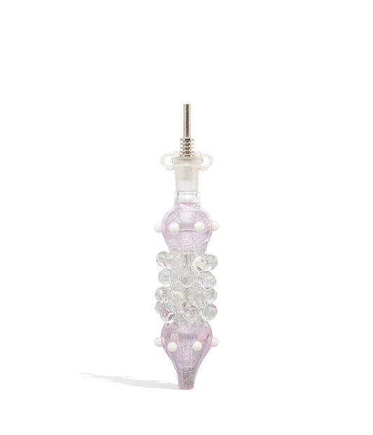Bubble Worker Nectar Straw with Stainless Steel Tip on white background