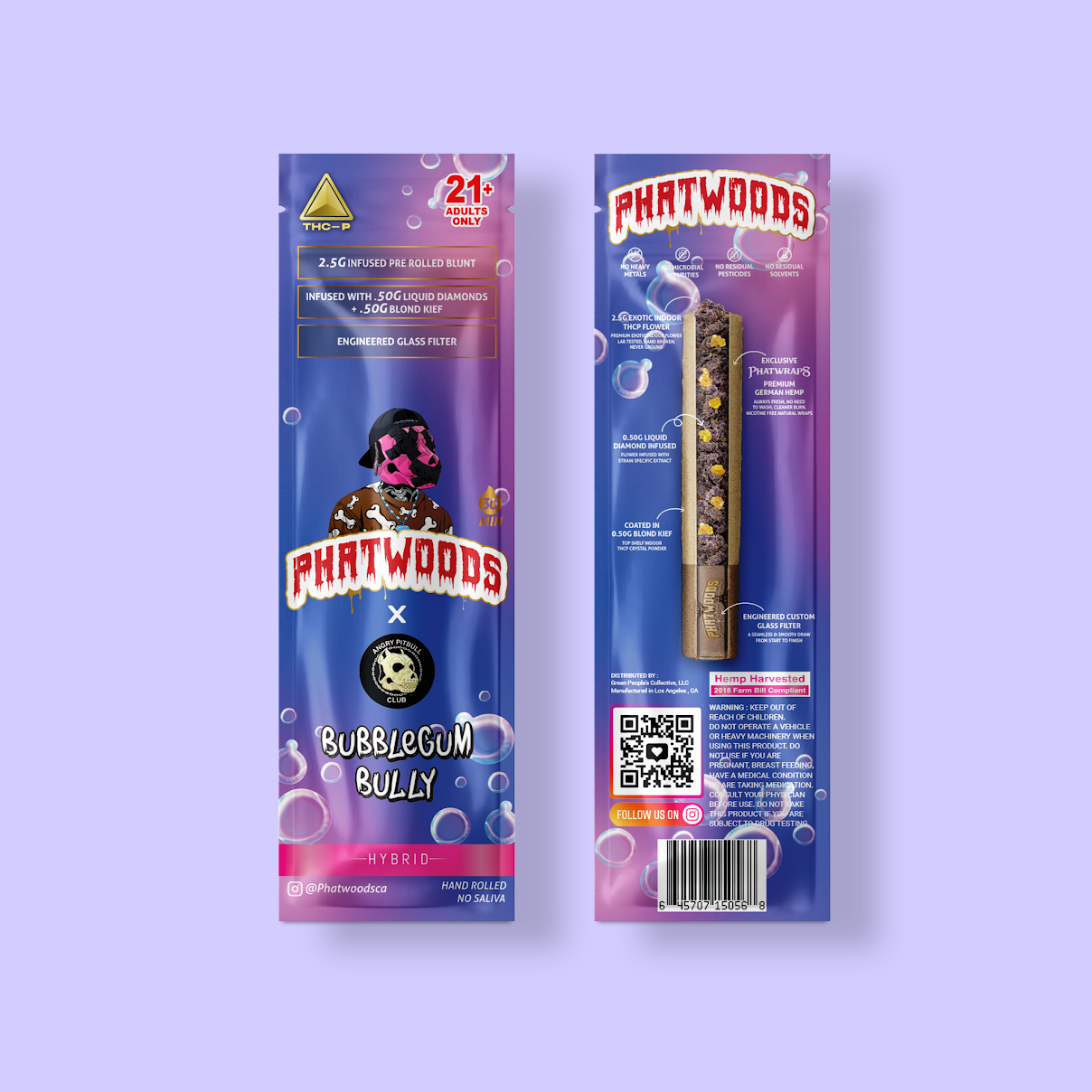PHATWOODS 3.5Gram THC-P Infused PreRoll Cigars.
