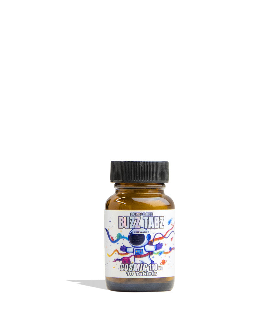 Bumble Bee Buzz Tabs 7-OH Chewables Cosmic 110mg 10pc Single Jar Front View on White Background