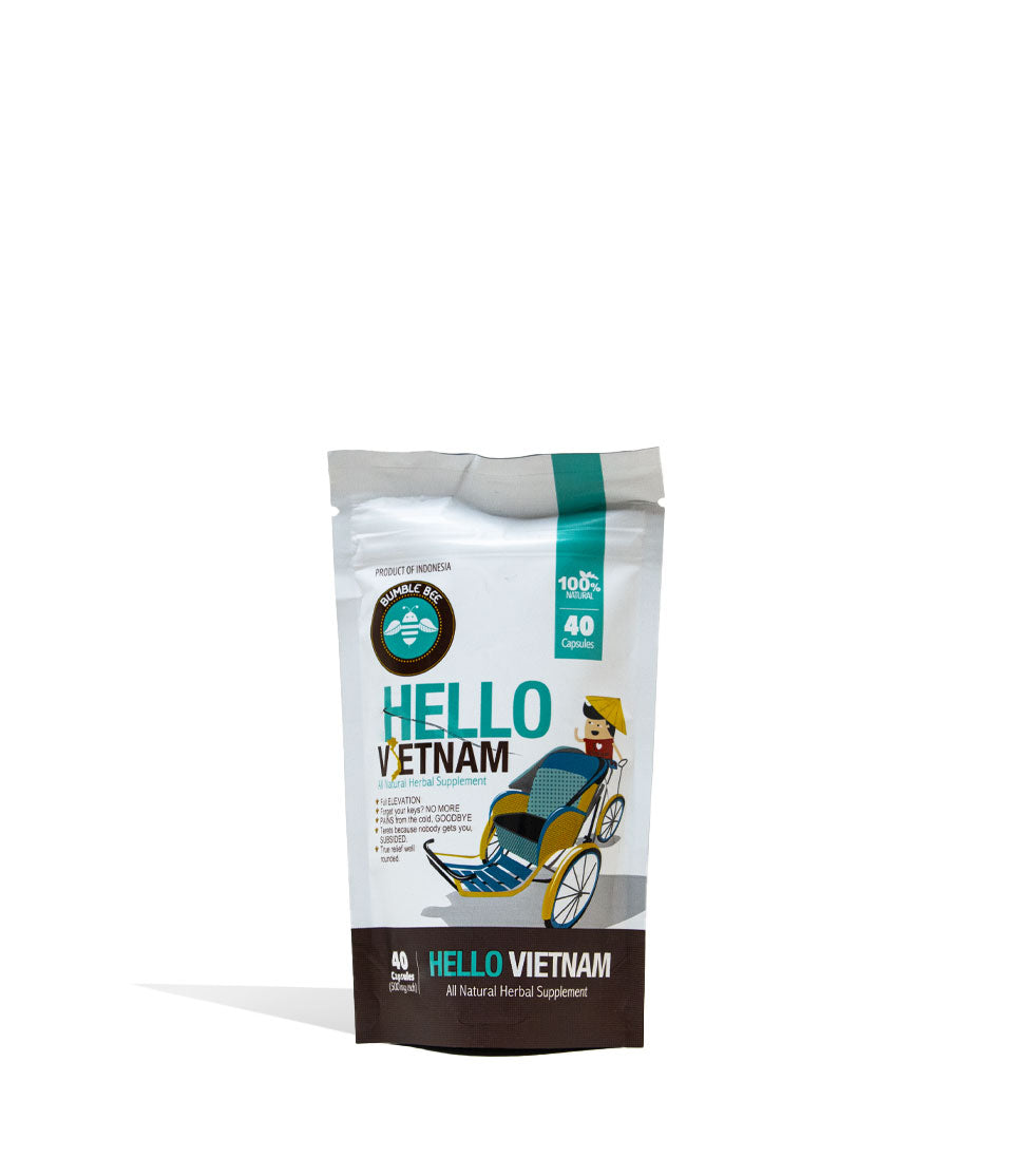 Hello Vietnam Bumble Bee Supplement Capsule Bag 40ct Front view on White Background