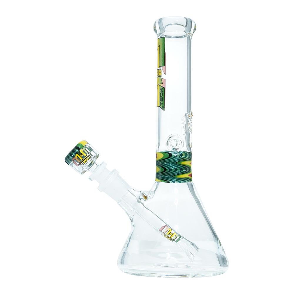 Color Ring Beaker by M&M Tech - M&M Tech Glass