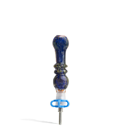 Double Thick Glass Nectar Collector Front View on White Background
