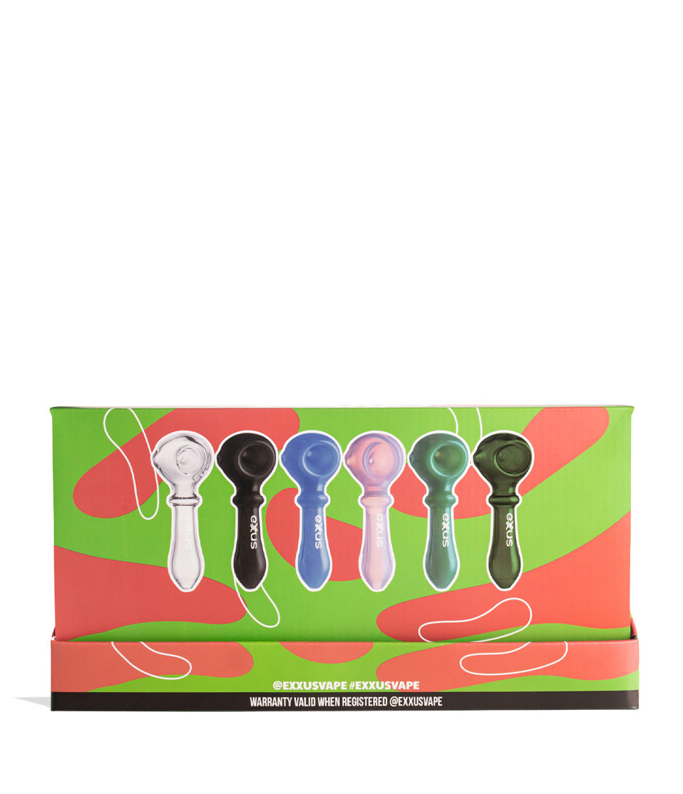 Exxus Vape Wand Hand Pipe 12pk Closed View on White Background