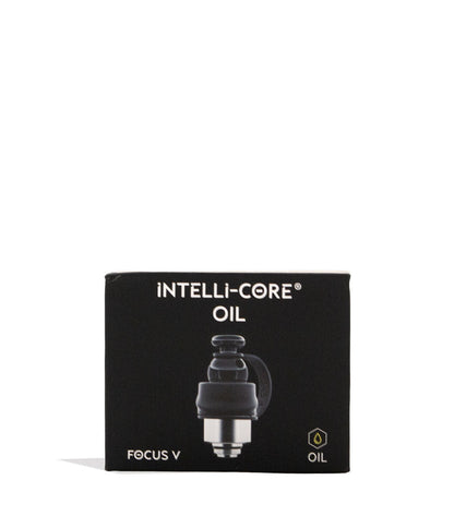 Focus V Carta 2 Intelli-Core Atomizer for Oil with Bubble Cap Packaging Front View on White Background