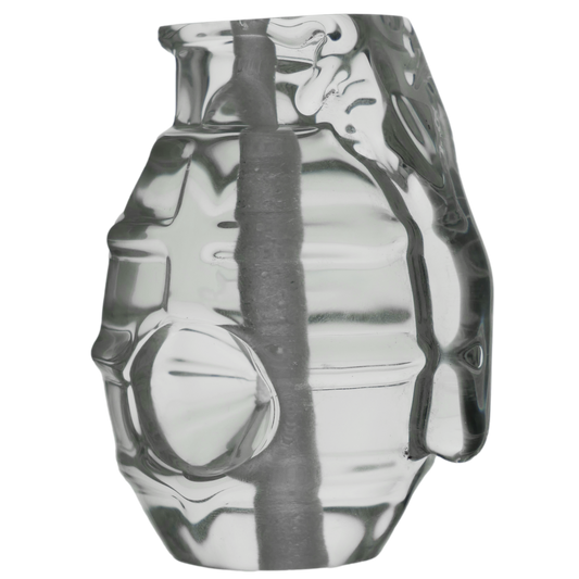 BLOWOUT!  3" Clear Thick Grenade Steam Roller