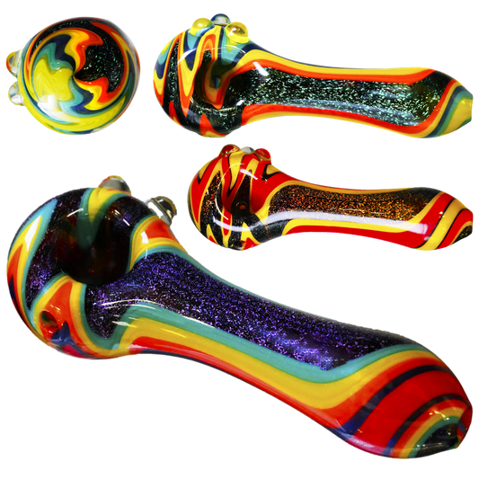 4" Dichro Swirl