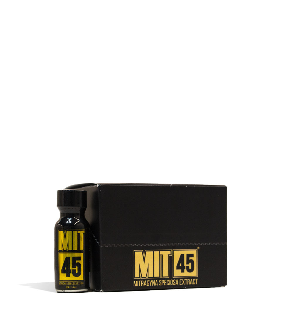 MIT45 Gold Liquid 15ml Supplement Shot 12pk Front View on white background