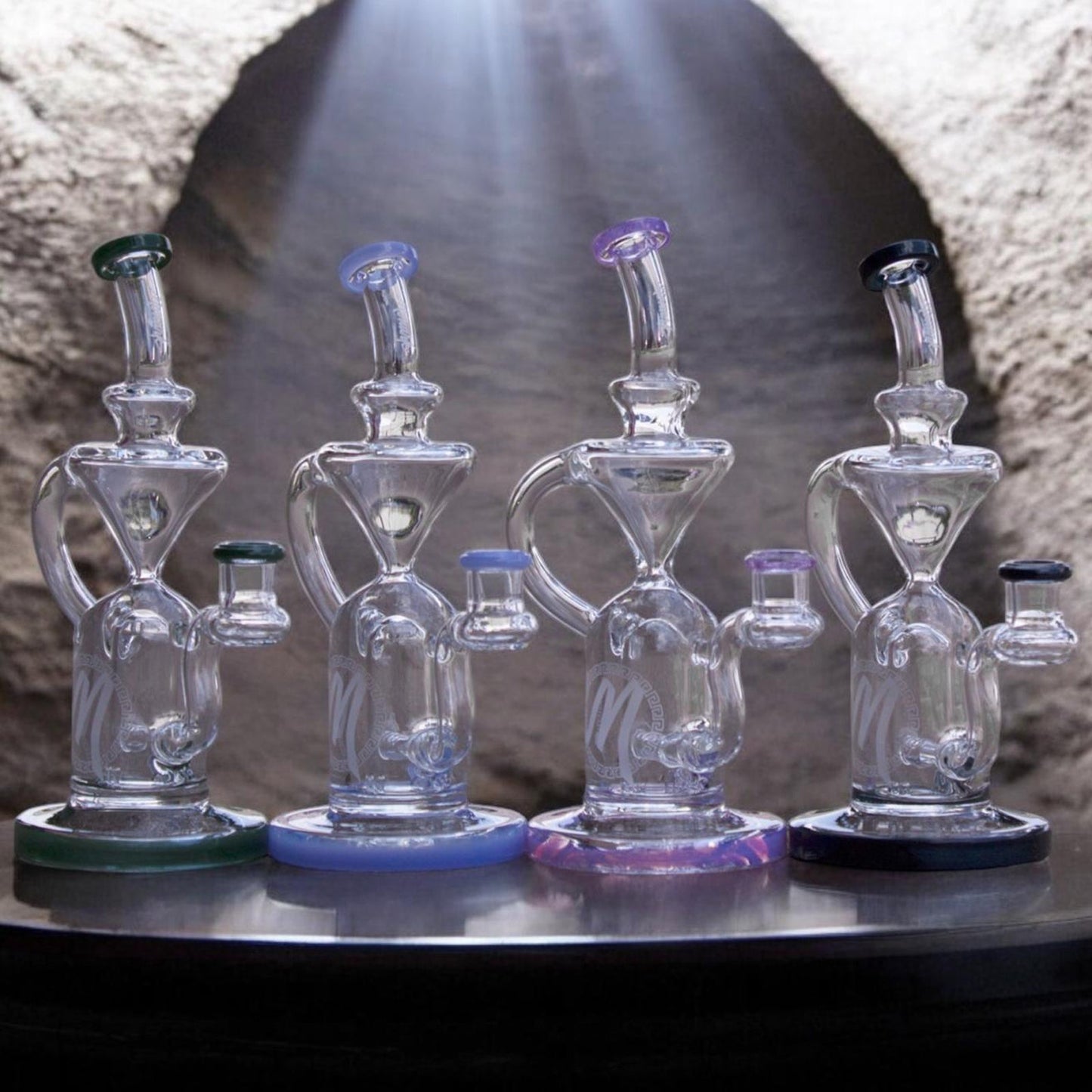 3 PACK 9" Monark Double Chamber Recycler